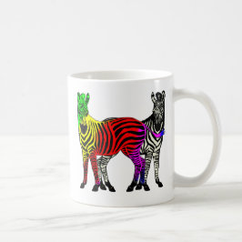 ZEBRA RAINBOW EN ZWARTE/WITTE KOFFIEMOK