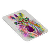 Zebra Rainbow Splash Magneet (Rechterzijde)
