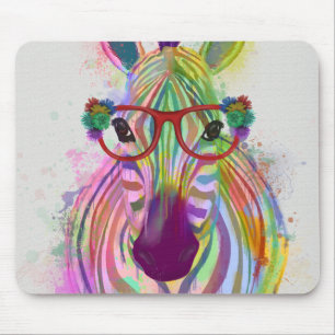 Zebra Rainbow Splash Muismat