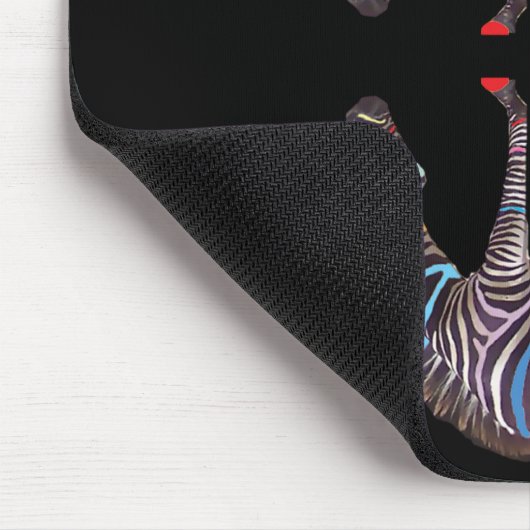 Zebra Reflection Mousemat Muismat (Hoek)