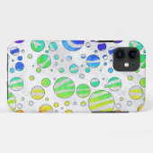 Zebra regenboog en witafdrukken Case-Mate iPhone case (Achterkant (horizontaal))