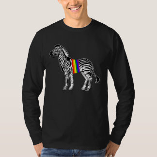 Zebra Regenboog trots  DNA trots LGBT T-shirt