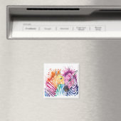 Zebra Regenboogmagneet Magneet (Insitu (Vaatwasser))