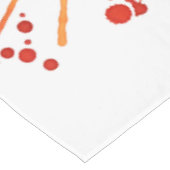 Zebra regenboogtablet tafelkleed (Gekanteld)