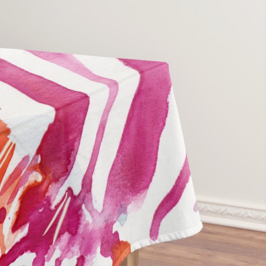 Zebra regenboogtablet tafelkleed (Voorbeeld)