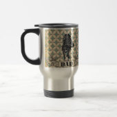 Zebra Retro Dad Travel Mug Reisbeker (Links)