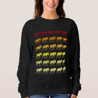 Zebra Retro Dierenpatroon Trui