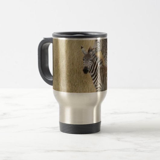 Zebra Revel Mug Reisbeker (Voorkant links)