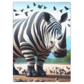 Zebra Rhino Klembord (Achterkant)