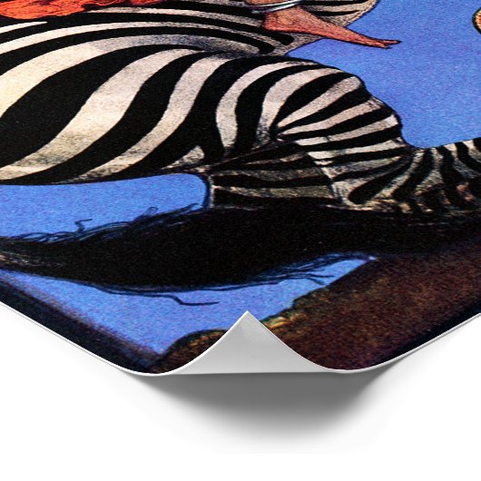 Zebra Rider Poster (Hoek)