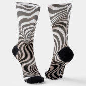 Zebra rock! sokken (Gebogen)