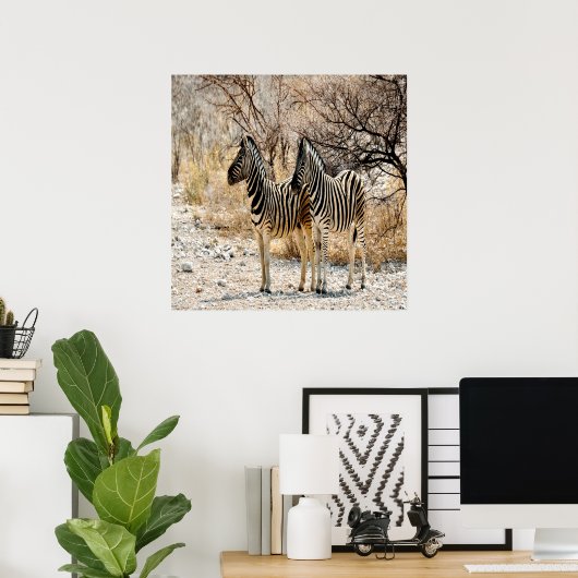 Zebra rol poster (Thuiskantoor)