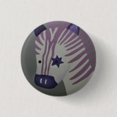 Zebra Ronde Button 3,2 Cm (Voorkant)