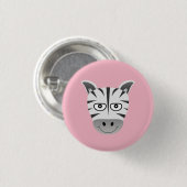 Zebra Ronde Button 3,2 Cm (Voorkant /achterkant)
