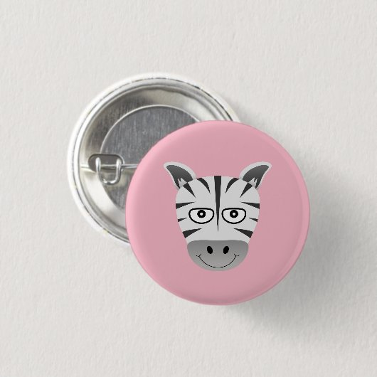 Zebra Ronde Button 3,2 Cm (Voorkant /achterkant)
