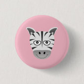 Zebra Ronde Button 3,2 Cm (Voorkant)