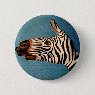 Zebra Ronde Button 5,7 Cm