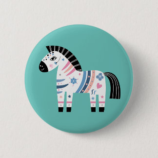Zebra Ronde Button 5,7 Cm