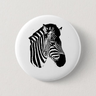 Zebra Ronde Button 5,7 Cm