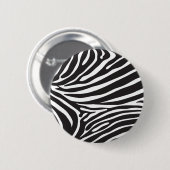 Zebra Ronde Button 5,7 Cm (Voorkant /achterkant)
