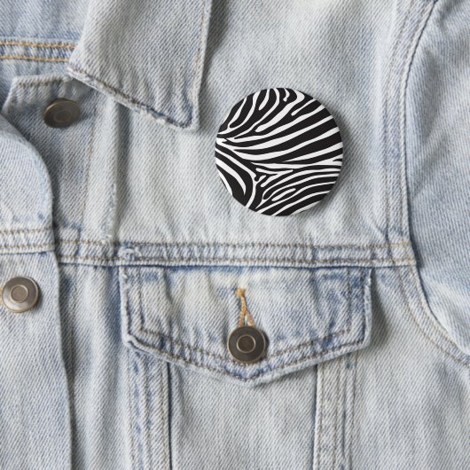 Zebra Ronde Button 5,7 Cm (In situ)