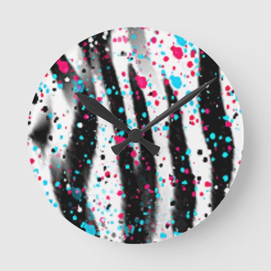 Zebra Ronde Klok (Voorkant)