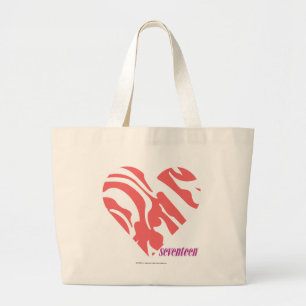 Zebra Roze 2 Grote Tote Bag