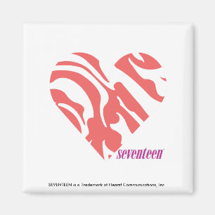 Zebra Roze 2 Magneet