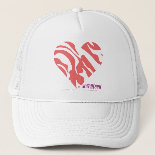 Zebra Roze 2 Trucker Pet (Voorkant)