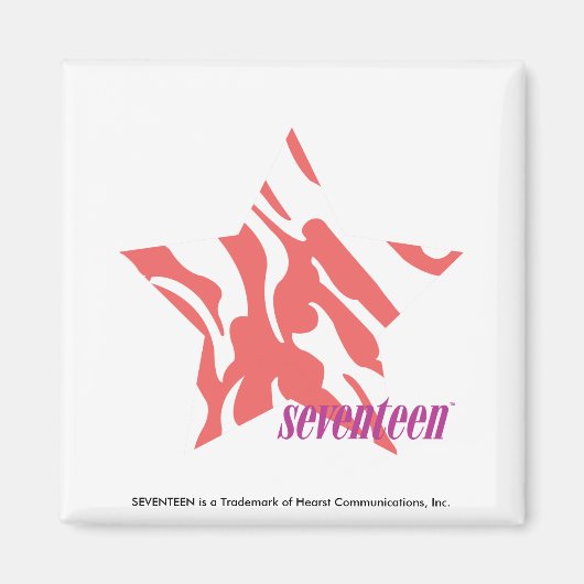 Zebra roze 3 magneet (Voorkant)
