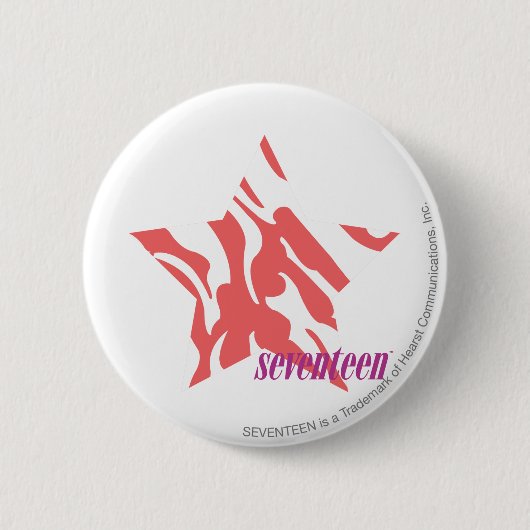 Zebra roze 3 ronde button 5,7 cm (Voorkant)
