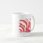 Zebra roze 4 koffiemok (Voorkant rechts)