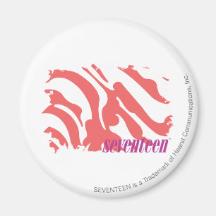 Zebra roze 4 magneet