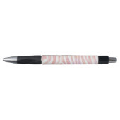Zebra roze en witte afdrukken pen (Voorkant)