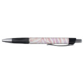 Zebra roze en witte afdrukken pen (Bodem)