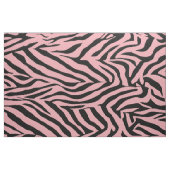 Zebra Roze en zwart Stof (Fat Quarter)