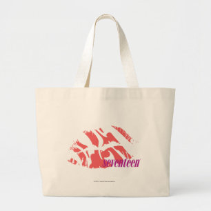 Zebra Roze Grote Tote Bag