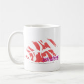 Zebra Roze Koffiemok (Links)