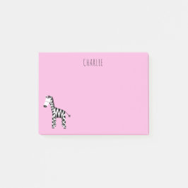 Zebra roze post-it® notes