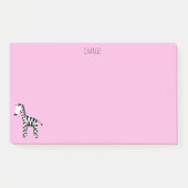Zebra roze post-it® notes (Voorkant)