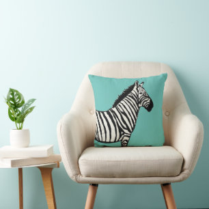 Zebra Safari Animal Print Sierkussen