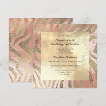 Zebra Safari Animal Skin roze Rose Blush Gold
