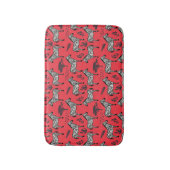 Zebra Safari Design Stripe Bath Mat (Voorkant Verticaal)