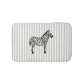Zebra Safari Design Stripe Bath Mat (Voorkant)