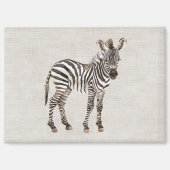 Zebra Safari Dier Magneet (Voorkant)