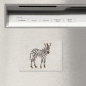 Zebra Safari Dier Magneet (Insitu (Vaatwasser))