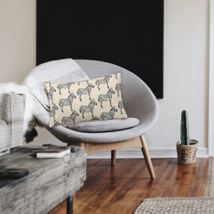 Zebra Safari Dier Schildering Print Kussen