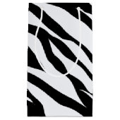 Zebra Safari Dierenpatroongeschenkzak Klein Cadeauzakje (Voorkant)