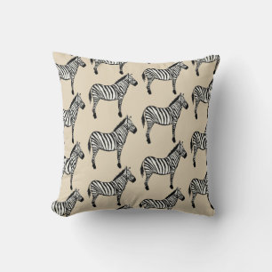 Zebra Safari Dierenschildering Print Kussensloop Kussen