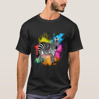 Zebra Safari Dierenverzorger Afrika voor Mannen Vr T-shirt